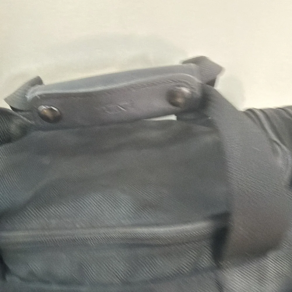 Tumi Small Travel Duffle Bag Black Ballistic Nylon Carry On Made In USA